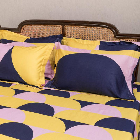 Pop Yellow Echo Bedding Set | King Size