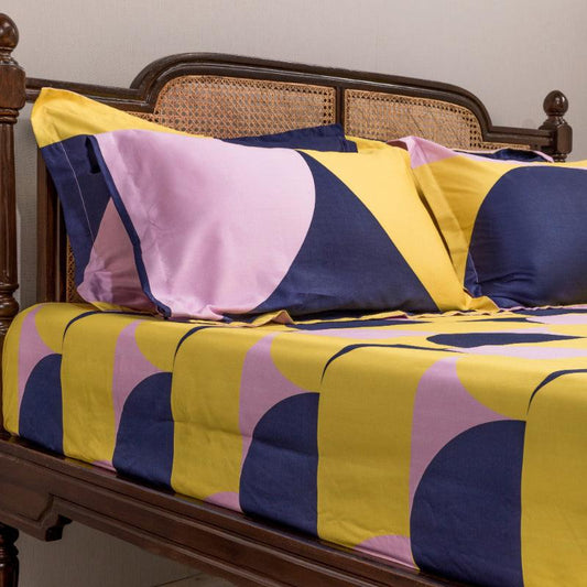 Pop Yellow Echo Bedding Set | King Size