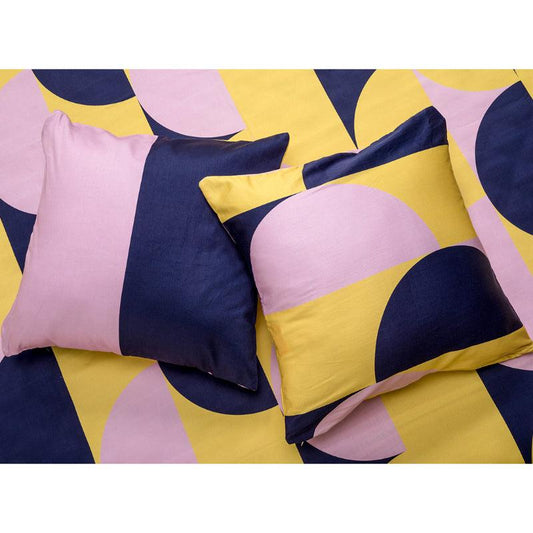 Pop Yellow Echo Cushion Covers | Set of 2