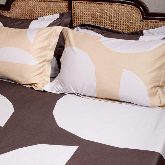 Dark Grey Phases of the Moon Bedding Set | King Size