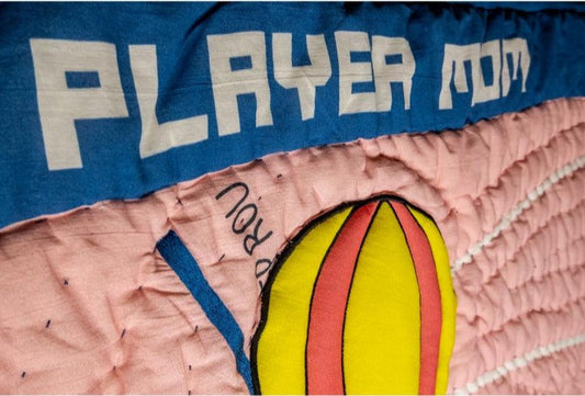 Player Mom Pink Dreamy Parachute Quilt