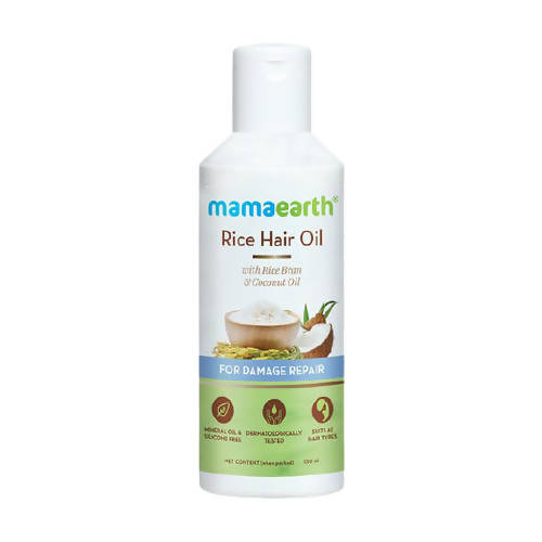 Mamaearth Rice Hair Oil with Rice Bran & Coconut Oil - 150 ml