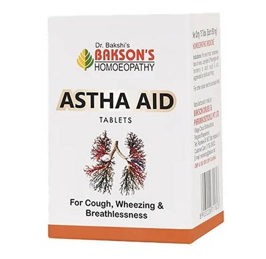 Bakson's Homeopathy Astha Aid Tablets