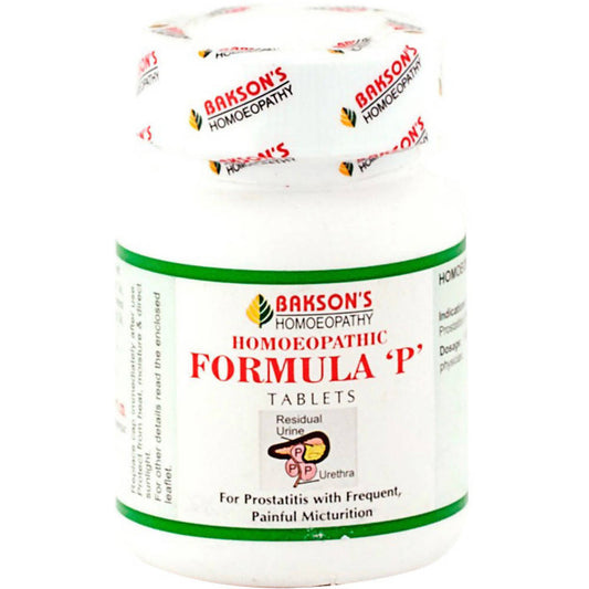 Bakson's Homeopathy Homoeopathic Formula P Tablet