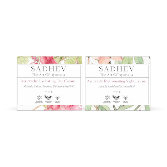 Sadhev The Ayurvedic AM-PM Moisturizing Duo