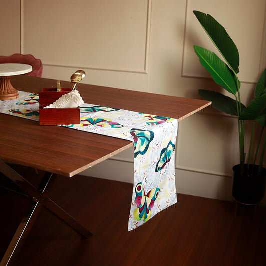 Ecstasy Butterfly Table Runner | 13x58 Inches,  72x13 Inches