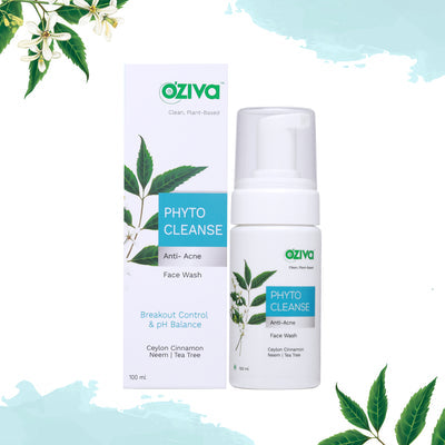OZiva Phyto Cleanse Anti-Acne Facewash - 100 ml
