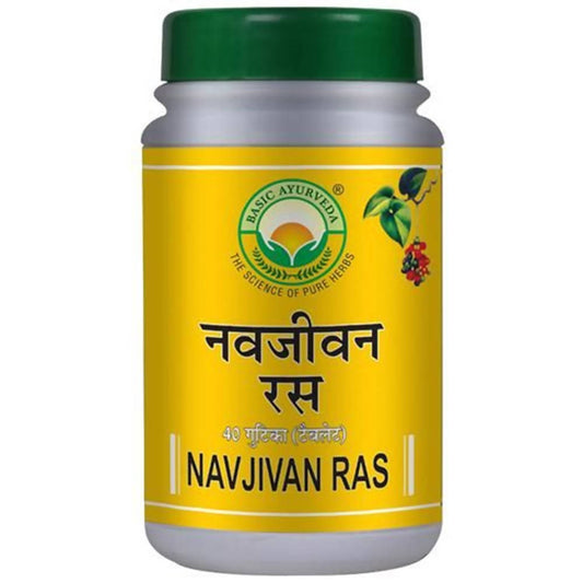 Basic Ayurveda Navjivan Ras Tablets - 40 Tablets
