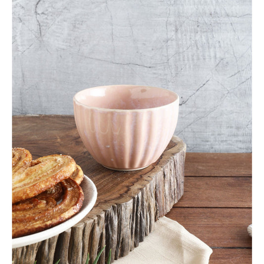 Ceramic Pink Blossom Small Bowl