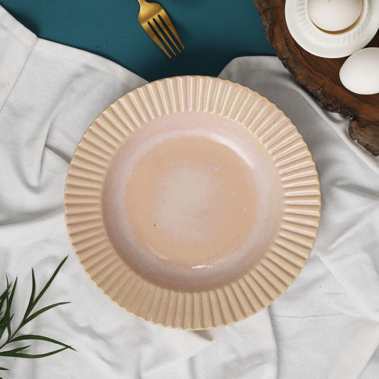 Ceramic Pink Blossom Ramen Plate