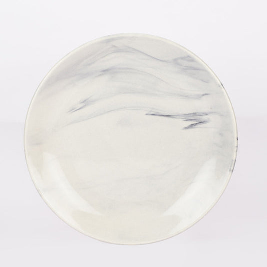 Marble Texture Dinner Plates | Set of 2