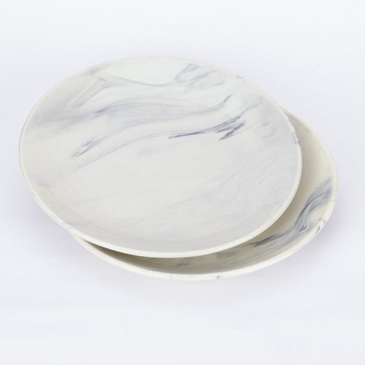 Marble Quarter Plates | Set Of 2