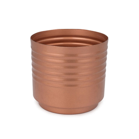 Copper Contour Planter | 5 Inch
