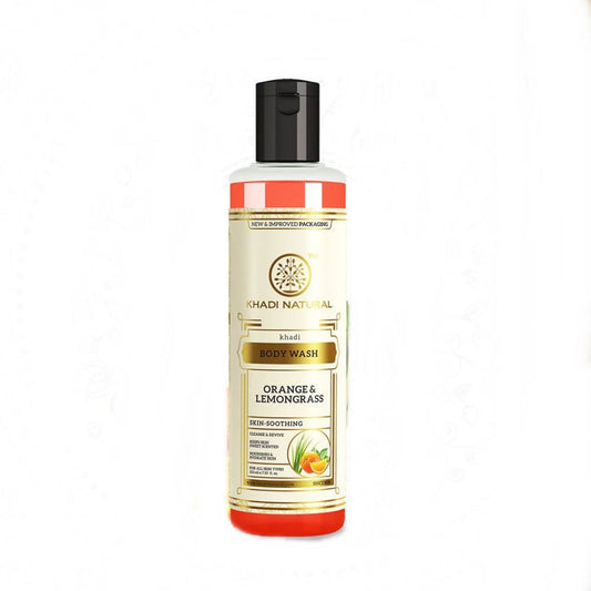Khadi Natural Orange and Lemongrass Body Wash - 210 ml