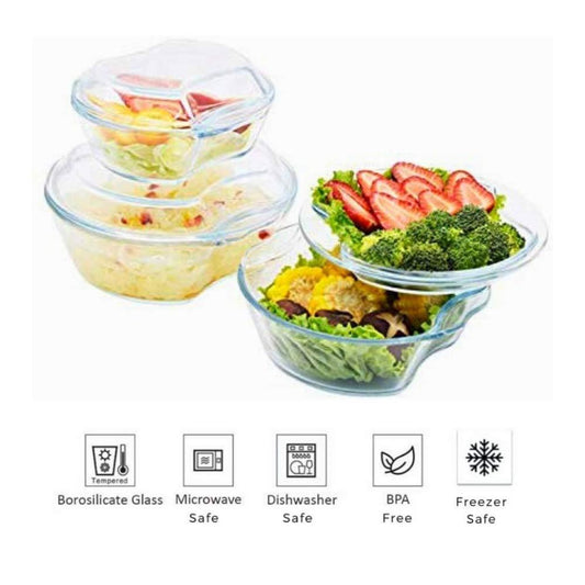 Pinched Design Microwave Safe Multipurpose Casseroles  | Single & Mixed Size Combos