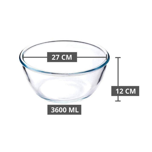 Glass Mixing Bowl | 3.6L