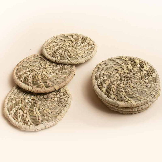 Sabai Grass Coasters | Set of 6 with Box