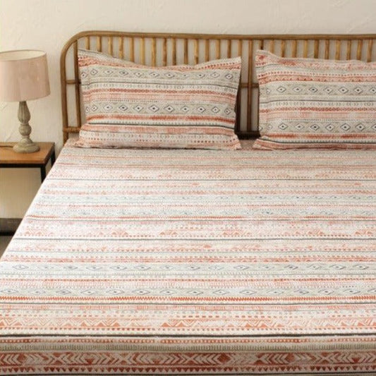 Meghwal Bedding Set | Double Fitted Size |  Multiple Colors