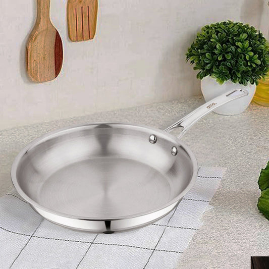 Stainless Steel Era CookSafe Triply Fry Pan  | 1L, 1.5L, 2L, 2.5L