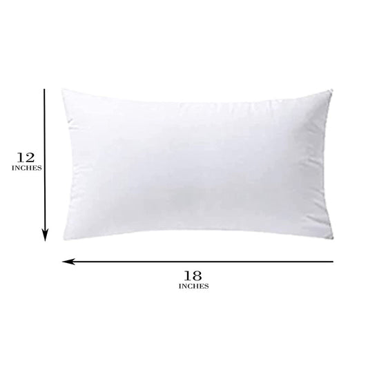 Premium Microfiber Cushion Filler | 12 x 18 inch | Set of 2, 3, 4 & 5