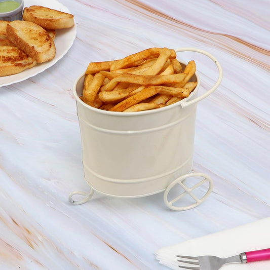 Oval Biege Snacks Platter