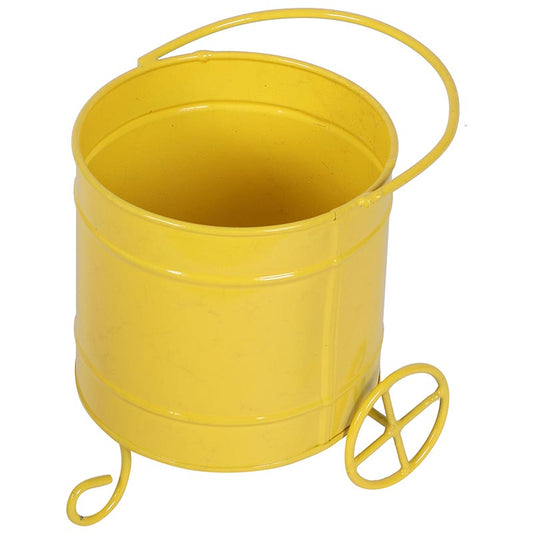 Yellow Round Snacks Platter