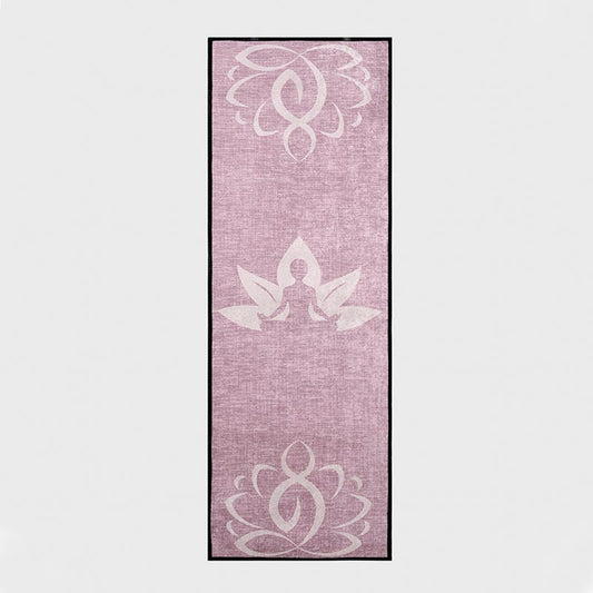 Lotus Pink Polyester Yoga Mat