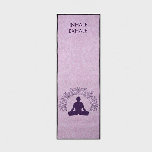 Inhale Exhale Rust Polyester Yoga Mat