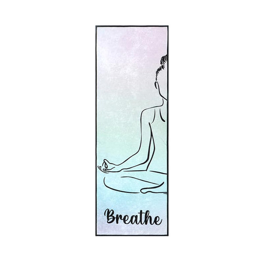 Breathe Aqua Polyester Yoga Mat