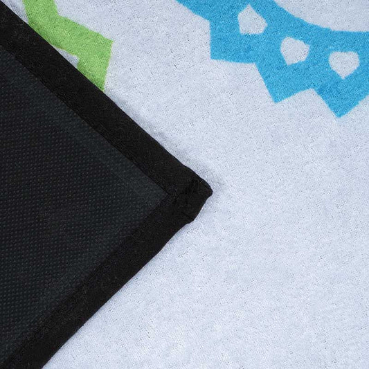 Chakras Grey Polyester Yoga Mat