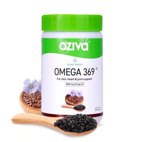 OZiva Plant Based Omega 369 - 60 Capsules