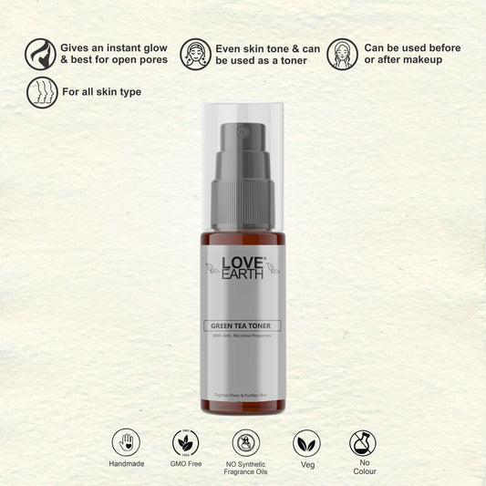 Love Earth Green Tea Toner - 100 ml