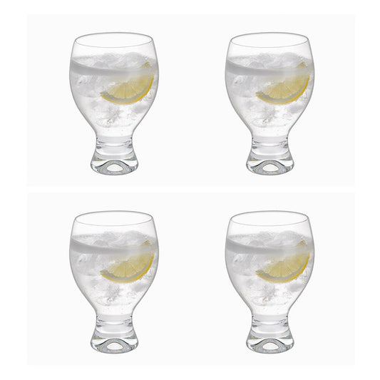 Home Bar Gin Goblet Crystal Glasses | Set of 4