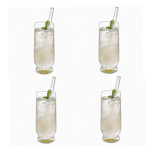 Home Bar Long Drink Crystal Glasses | Set of 4