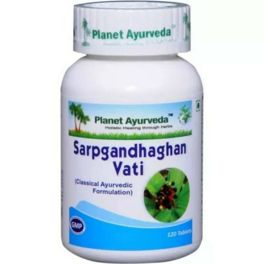 Planet Ayurveda Sarpgandhaghan Vati - 120 tabs