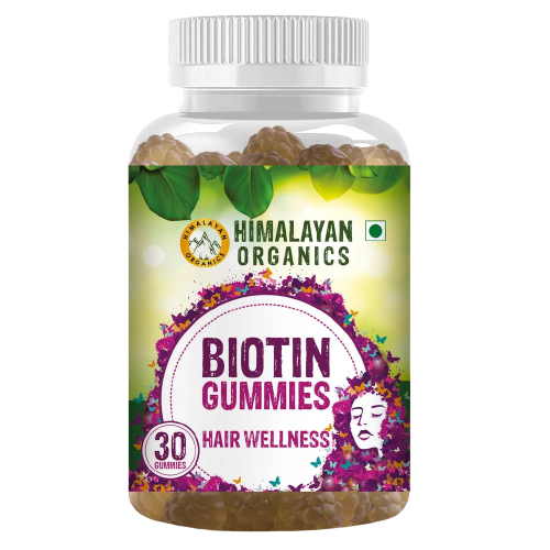 Himalayan Organics Biotin Gummies Hair Vitamins