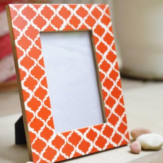 Red Wooden Photo Frame