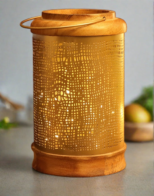 Wood & Jaali Design Lantern