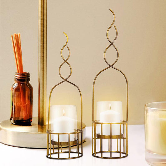 Intertwining Candle Stands | Set of 2