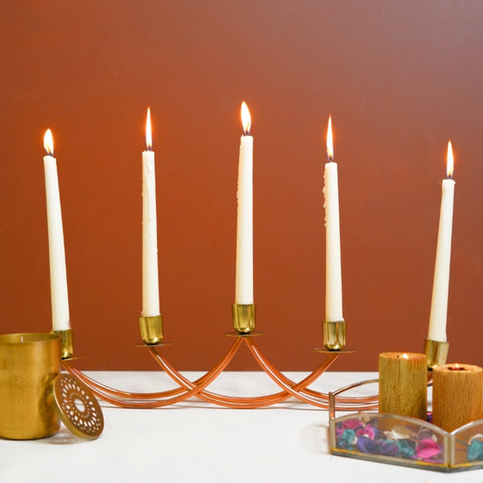 Contemporary 5 Piece Candle Stand