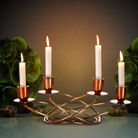 Contemporary 4 Piece Candle Stand