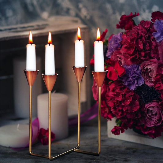 Vertical 4 Piece Candle Stand