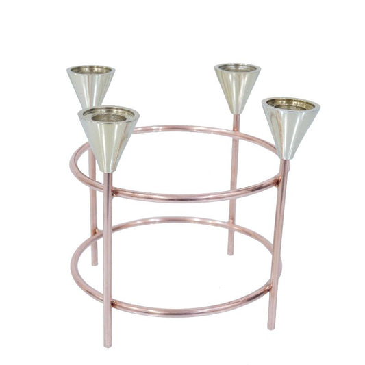 Circular 4 Piece Candle Stand