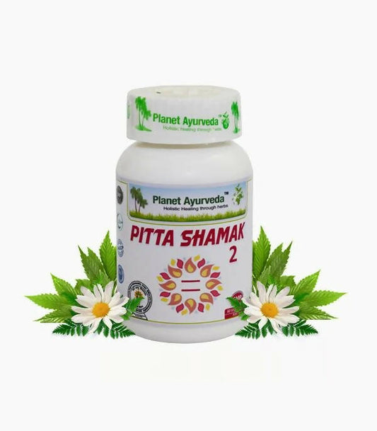 Planet Ayurveda Pitta Shamak - 2 Capsules - 60 tabs