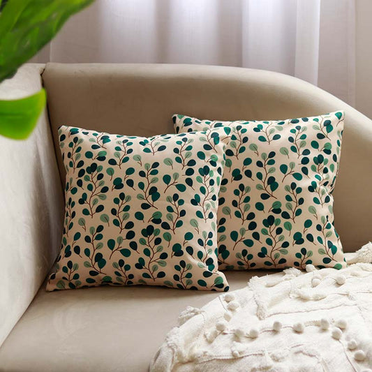 Perez Floral Buds Cushion Covers | 16 x 16 Inch | Set Of 2