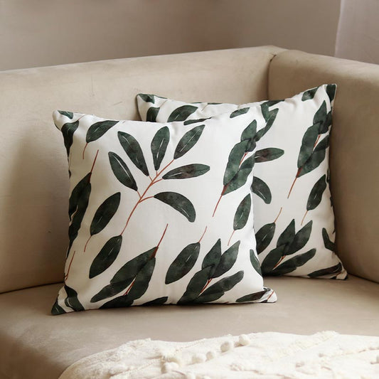 Gomez Petals Cushion Cover | 16 x 16 Inch | Set Of 2