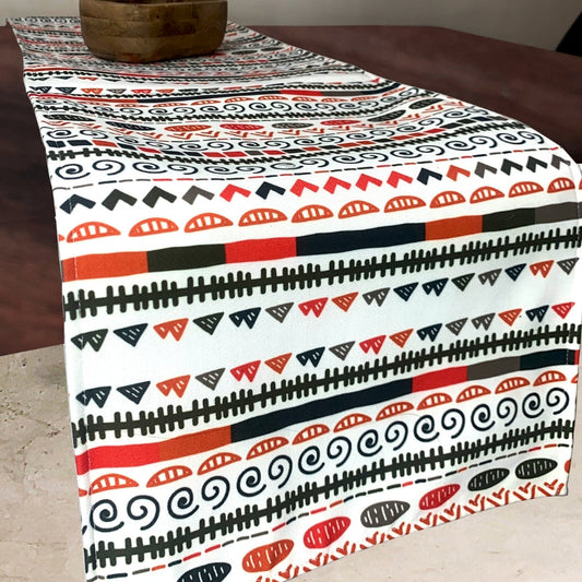 Bold and Colorful Table Runner | 12 x 72 Inches