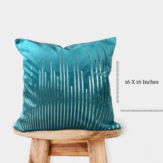 Velvet Cushion Cover | Set of 5 | 16 x 16 Inches