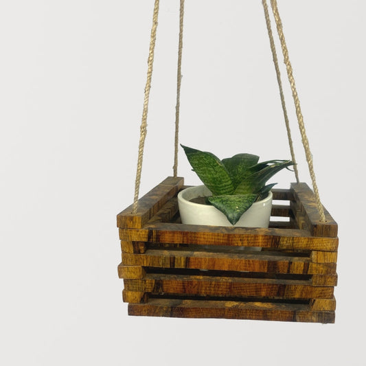 Wooden Wonder Chic Crate Planter