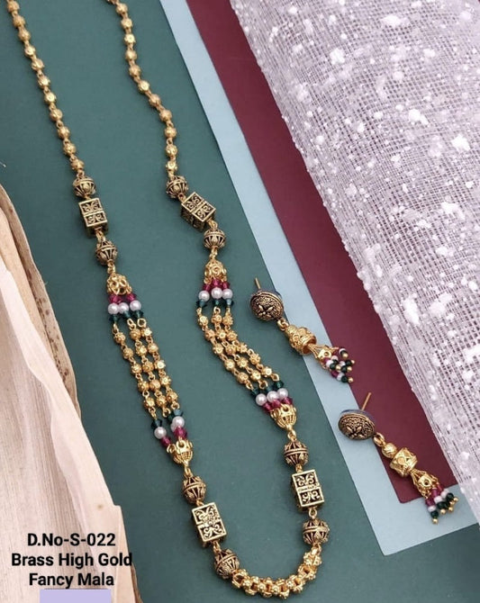 Fancy Designer Antique Mala Earrings set RR